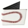 Cheapest 💯 Genuine Leather ⚾ Baseball Wallet Black 😍