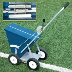 Coupon ❤️ AlumaGoal 65lb Capacity 4-Wheel Dry Line Marker 🛒