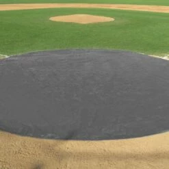 Cheap 🧨 FieldSaver 20' diameter Home Plate Cover, VINYL 🎁 -BASEBALL Official Shop a15 704gry 1