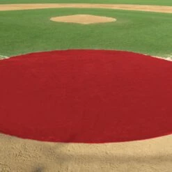 Best Pirce 😀 FieldSaver 18' diameter Home Plate Youth League Cover, VINYL 💯 -BASEBALL Official Shop a15 704red 12 1