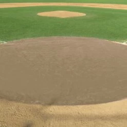 Best Pirce 😀 FieldSaver 18' diameter Home Plate Youth League Cover, VINYL 💯 -BASEBALL Official Shop a15 704tan 1 1