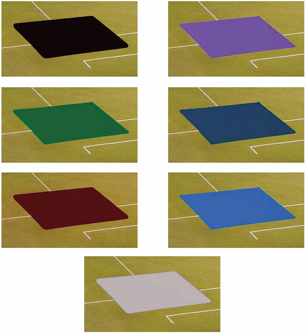 Budget 😀 FieldSaver 10'x10' Base Covers, Set of 3, VINYL 🎉 2 Budget 😀 FieldSaver 10'x10' Base Covers, Set of 3, VINYL 🎉 - Image 2