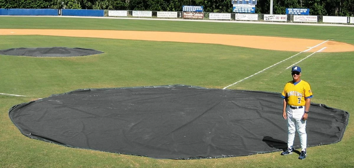 Cheap 🎁 Aer-Flo WWV1820, 20' diam. Wind Weighted Mound/Homebase Tarp, 82 lbs ❤️ 4 Cheap 🎁 Aer-Flo WWV1820, 20' diam. Wind Weighted Mound/Homebase Tarp, 82 lbs ❤️ - Image 4