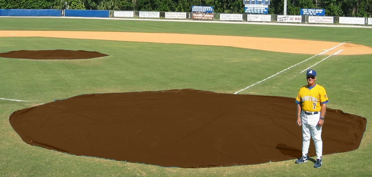 Cheap 🎁 Aer-Flo WWV1820, 20' diam. Wind Weighted Mound/Homebase Tarp, 82 lbs ❤️ 11 Cheap 🎁 Aer-Flo WWV1820, 20' diam. Wind Weighted Mound/Homebase Tarp, 82 lbs ❤️ - Image 11