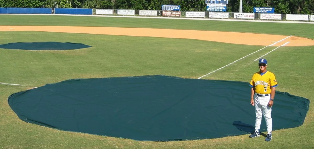 Cheap 🎁 Aer-Flo WWV1820, 20' diam. Wind Weighted Mound/Homebase Tarp, 82 lbs ❤️ 6 Cheap 🎁 Aer-Flo WWV1820, 20' diam. Wind Weighted Mound/Homebase Tarp, 82 lbs ❤️ - Image 6