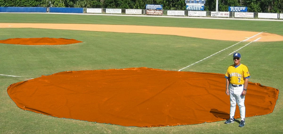 Cheap 🎁 Aer-Flo WWV1820, 20' diam. Wind Weighted Mound/Homebase Tarp, 82 lbs ❤️ 7 Cheap 🎁 Aer-Flo WWV1820, 20' diam. Wind Weighted Mound/Homebase Tarp, 82 lbs ❤️ - Image 7