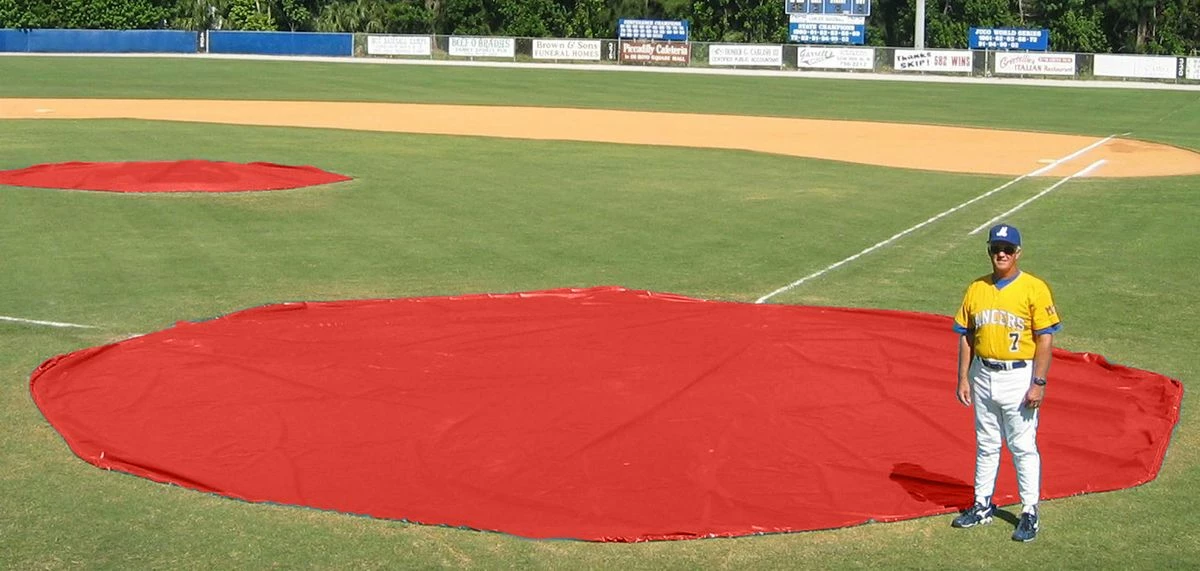 Cheap 🎁 Aer-Flo WWV1820, 20' diam. Wind Weighted Mound/Homebase Tarp, 82 lbs ❤️ 5 Cheap 🎁 Aer-Flo WWV1820, 20' diam. Wind Weighted Mound/Homebase Tarp, 82 lbs ❤️ - Image 5