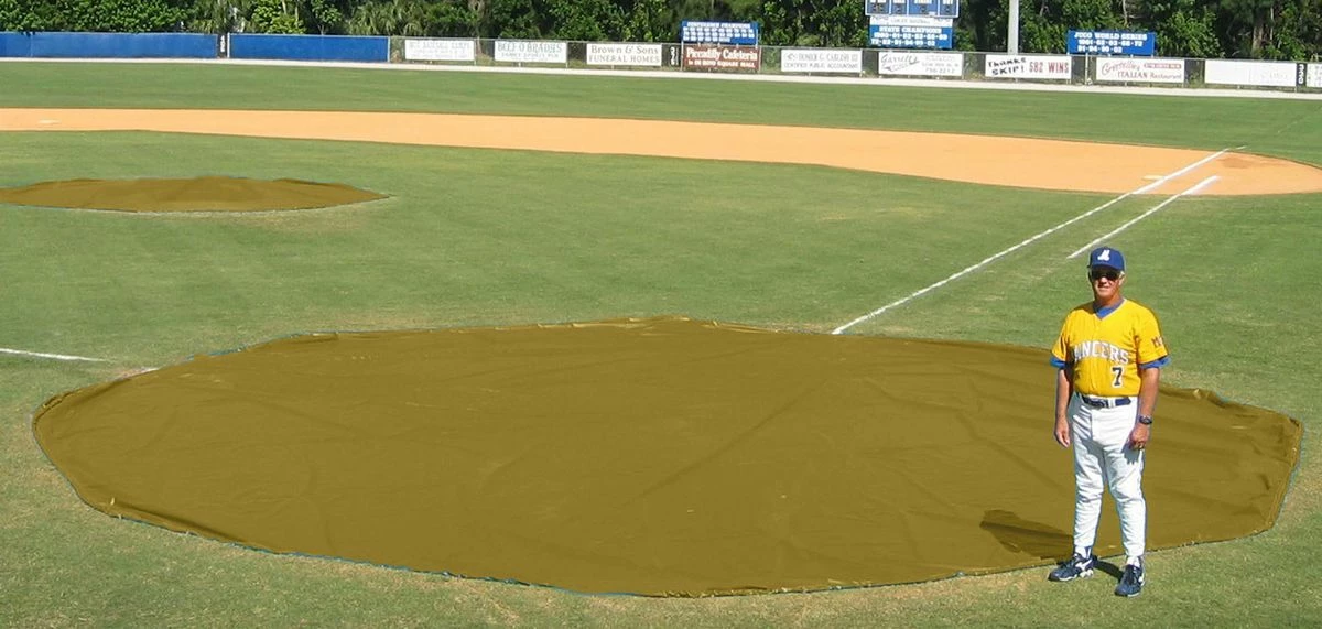 Cheap 🎁 Aer-Flo WWV1820, 20' diam. Wind Weighted Mound/Homebase Tarp, 82 lbs ❤️ 3 Cheap 🎁 Aer-Flo WWV1820, 20' diam. Wind Weighted Mound/Homebase Tarp, 82 lbs ❤️ - Image 3