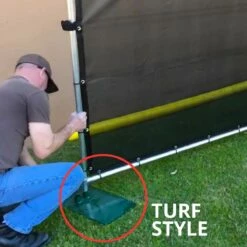 Brand new 🔔 Sportaflex Portable Temporary Outfield Fence Packages 🔔 -BASEBALL Official Shop a15 950 turf clip 1