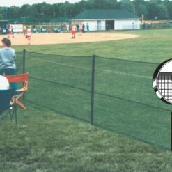 Buy 🔔 150' Portable Temporary Mesh Outfield Fencing Blue 🛒 -BASEBALL Official Shop a15 960b 1 1