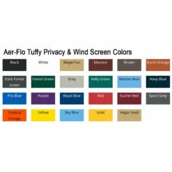 Buy 🎁 Aer-Flo Tuffy 5'H Privacy & Wind Screen ✨ -BASEBALL Official Shop a15 979 colors chart 1