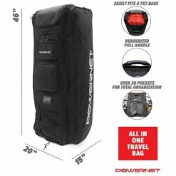Budget ✔️ POWERNET Rolling ⚾ Baseball/Softball Equipment Coaches Bag ⌛ -BASEBALL Official Shop a31 019 02 1