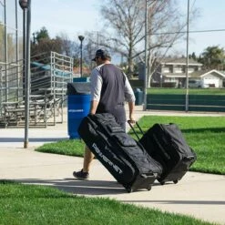 Budget ✔️ POWERNET Rolling ⚾ Baseball/Softball Equipment Coaches Bag ⌛ -BASEBALL Official Shop a31 019 04 1