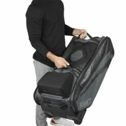 Best Pirce 🔔 Bownet Commander Wheeled Catcher's Equipment Bag, 38"x17"x12" Navy 😀 -BASEBALL Official Shop a32 014 5 1