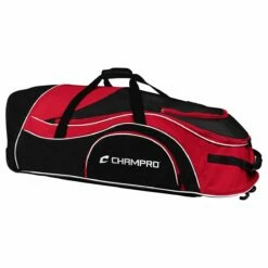 Outlet ๐ Champro Pro-Plus Catcher's Roller Bag Black โ