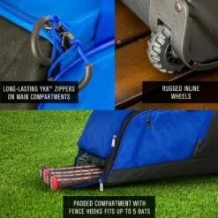 Wholesale ✔️ Easton Dugout Wheeled Equipment Bag Black 😀 -BASEBALL Official Shop a32 056 02 1