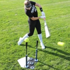 Promo 🎁 Jugs Pro-Style 5-Point Batting Tee 🎉 -BASEBALL Official Shop a32 084 03 1