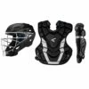 Best Sale ⭐ Easton Age 13-15 Gametime NOCSAE Catcher's Gear Box Set, INTERMEDIATE Navy 🌟