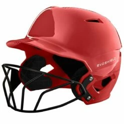 Best Pirce 🔔 Evoshield XVT Batting Helmet w/ 🥎 Softball Facemask Black ✔️