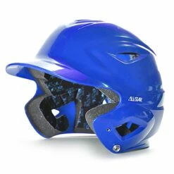 Promo ✨ All Star BH30 S7 Solid Gloss Finish Batting Helmet Royal 🌟