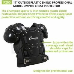 Budget 👏 Champion Pro Model Umpire Chest Protector 🔥 -BASEBALL Official Shop a32 388 2 1