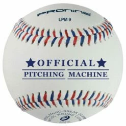 Cheap 👍 Pro Nine 9" LPM9 Leather Pitching Machine ⚾ Baseballs ⭐