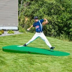 Top 10 ⌛ Portolite 10"Hx9'6"Lx5'W Oversize Indoor/Outdoor Turf Practice Pitching Mound, Green 👍 -BASEBALL Official Shop a32 838 new 02 1