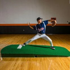 Top 10 ⌛ Portolite 10"Hx9'6"Lx5'W Oversize Indoor/Outdoor Turf Practice Pitching Mound, Green 👍