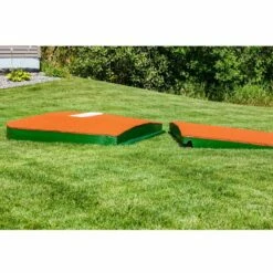 Best Sale 🛒 Portolite 10"Hx9'6"Lx5'W Oversize Indoor/Outdoor Turf Practice Pitching Mound, Clay 💯 -BASEBALL Official Shop a32 839 new 02 1
