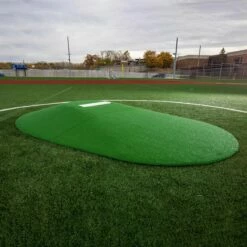 Best Sale 🔥 Portolite Two-Piece 8"Hx10'5"Lx7'W Game Pitching Mound, Green 🌟 -BASEBALL Official Shop a32 841 new 01 1