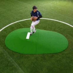 Best Sale ๐ฅ Portolite Two-Piece 8"Hx10'5"Lx7'W Game Pitching Mound, Green ๐