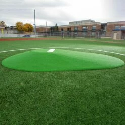 Best Sale 🔥 Portolite 10"Hx11'3"Lx7'7"W Full Length Game Pitching Mound, Green ❤️ -BASEBALL Official Shop a32 843 new 03 1