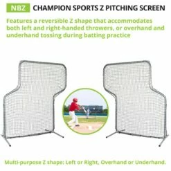 Cheap 🛒 Champion 5'x7' ⚾ Baseball/Softball Z Pitching Screen 😍 -BASEBALL Official Shop a32 863 2 1