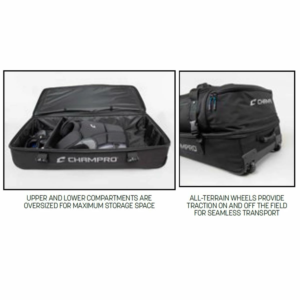 Cheap β¨ Champro Catcher/Umpire Wheeled Equipment Bag, 36" x 16" x 17" π 2 Cheap β¨ Champro Catcher/Umpire Wheeled Equipment Bag, 36" x 16" x 17" π - Image 2