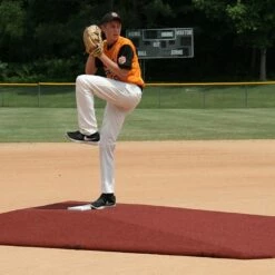 Wholesale 🔥 Proper Pitch 8"Hx11'6"Lx8'3"W Tapered Game Mound, Clay 🛒