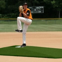 Discount 🛒 Proper Pitch 8"Hx11'6"Lx8'3"W Tapered Game Mound, Green ✨