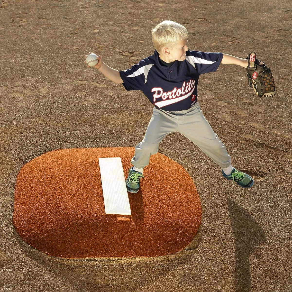 Best Sale 🔥 Portolite 4"Hx4'Lx3'10"W Stride-Off Mound, Clay 😀 2 Best Sale 🔥 Portolite 4"Hx4'Lx3'10"W Stride-Off Mound, Clay 😀 - Image 2