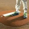 Best Sale ❤️ Portolite 4"Hx3'10"Lx2'10"W Economy Stride-Off Mound, Clay 🛒