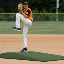 Promo 💯 Proper Pitch 9'Lx5'4"Wx6"H Tapered Game Mound Junior, Green 💯