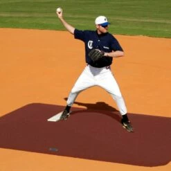 Discount 🧨 Proper Pitch 8"Hx11'6"Lx8'3"W Classic Game Mound, Clay 🔥