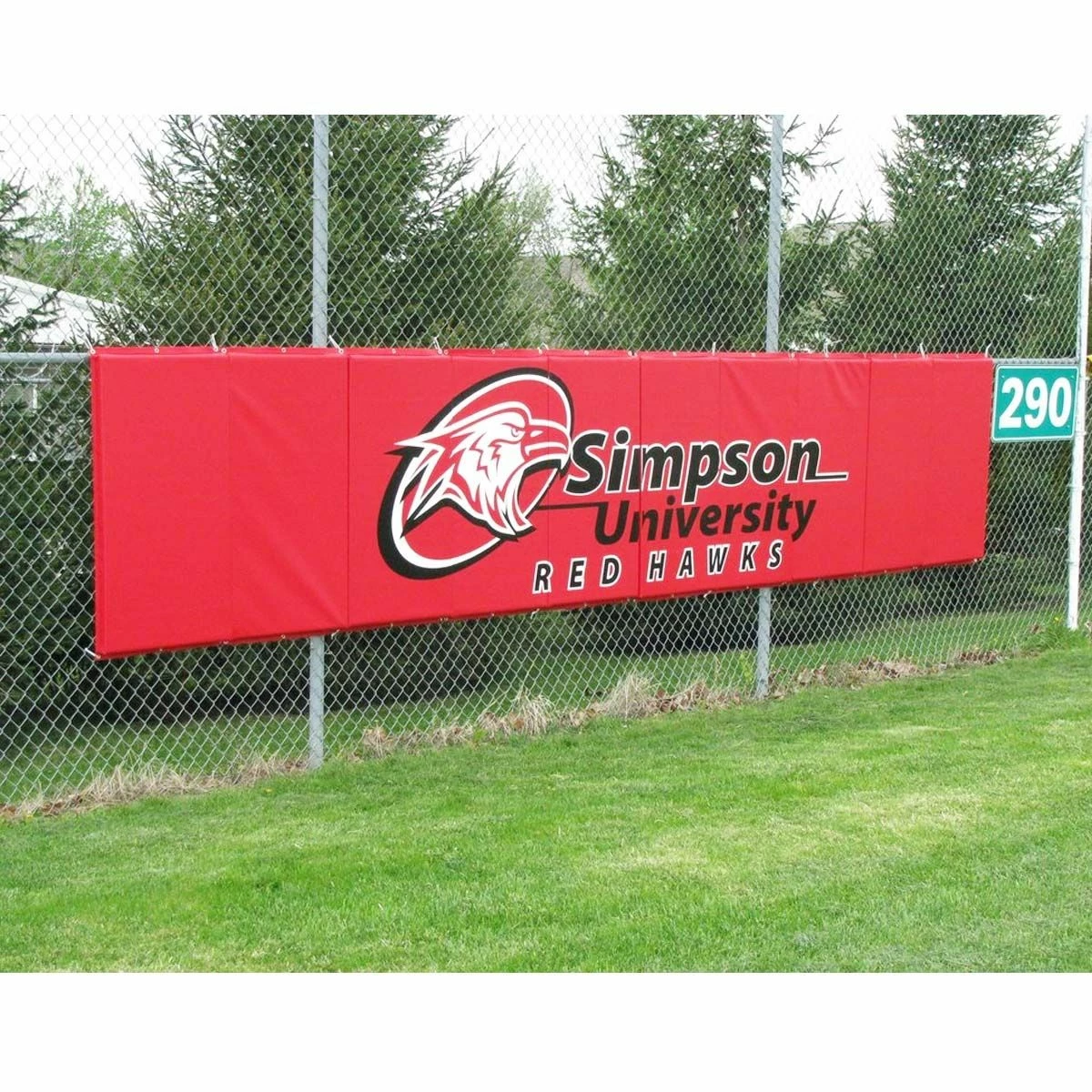 Flash Sale 😀 Cover Sports 3'H x 8'L ⚾ Baseball/Softball Backstop Padding w/Graphics Orange 🎁 6 Flash Sale 😀 Cover Sports 3'H x 8'L ⚾ Baseball/Softball Backstop Padding w/Graphics Orange 🎁 - Image 6