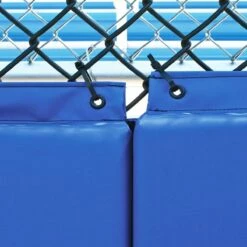 Hot Sale 🔥 Cover Sports 3'H x 12'L ⚾ Baseball/Softball Backstop Padding w/Graphics Sky Blue 🌟 -BASEBALL Official Shop a32 978 1 1
