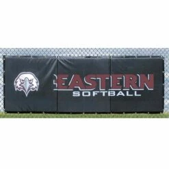 Hot Sale 🔥 Cover Sports 3'H x 12'L ⚾ Baseball/Softball Backstop Padding w/Graphics Sky Blue 🌟 -BASEBALL Official Shop a32 978 2 1