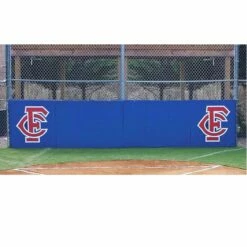 Hot Sale 🔥 Cover Sports 3'H x 12'L ⚾ Baseball/Softball Backstop Padding w/Graphics Sky Blue 🌟 -BASEBALL Official Shop a32 978 3 1