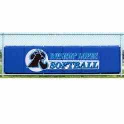 Hot Sale 🔥 Cover Sports 3'H x 12'L ⚾ Baseball/Softball Backstop Padding w/Graphics Sky Blue 🌟