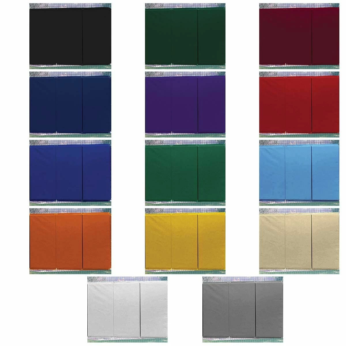 Cheap โ๏ธ Cover Sports 4'H x 6'L โพ Baseball/Softball Backstop Padding w/Graphics Black ๐ฏ 2 Cheap โ๏ธ Cover Sports 4'H x 6'L โพ Baseball/Softball Backstop Padding w/Graphics Black ๐ฏ - Image 2