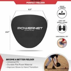 Deals 🌟 POWERNET Perfect Fielder Training Tool, 2pk 🛒 -BASEBALL Official Shop a33 012 02 1