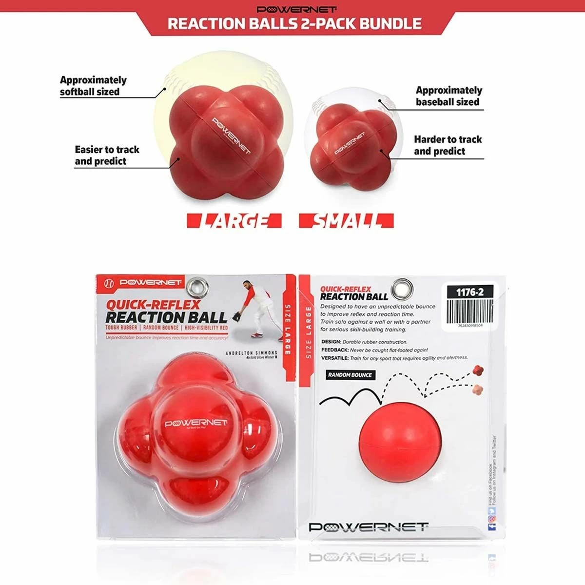 Promo π― POWERNET Reaction Balls, 2pk π 3 Promo π― POWERNET Reaction Balls, 2pk π - Image 3