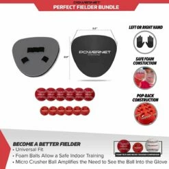Wholesale 👍 POWERNET Fielder Hand-Eye Coordination Bundle 🧨 -BASEBALL Official Shop a33 015 04 1