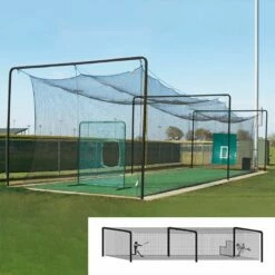 Brand new ๐คฉ 55' Varsity Batting Cage Tunnel Frame, 3-Section, โพ Baseball/Softball ๐